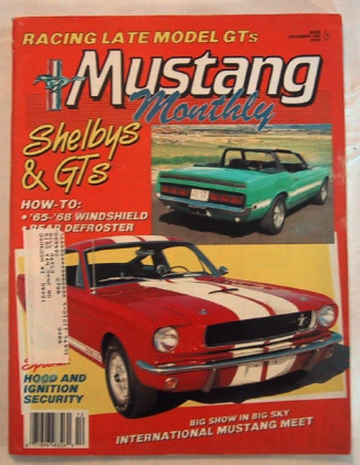 MUSTANG MONTHLY 1987 DEC - K-CODE, SHELBYS, 5.0 SOLO